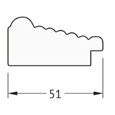 Зеркало Evoform Definite 143х53 Сухой тростник