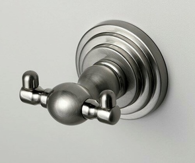 Двойной крючок WasserKRAFT Ammer K-7023D Хром матовый