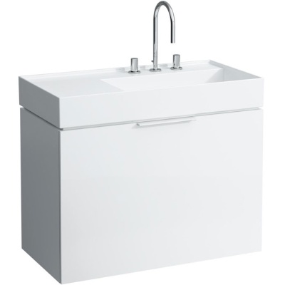 Тумба под раковину Laufen Kartell 90 подвесная Белый лак