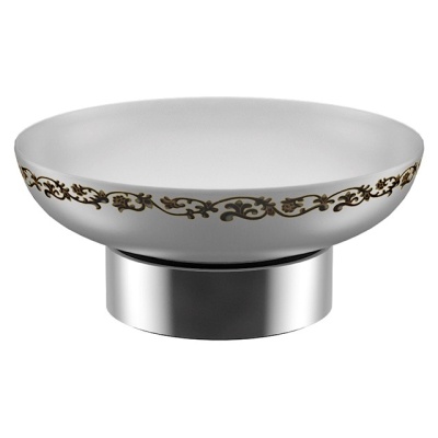 Мыльница настольная Fixsen Bogema FX-788 Хром Белый