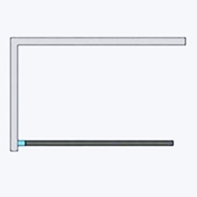 Душевая перегородка Radaway Euphoria V W1 Walk-in 140 фурнитура Хром стекло прозрачное