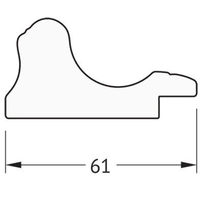 Зеркало Evoform Definite 94х74 Беленый дуб