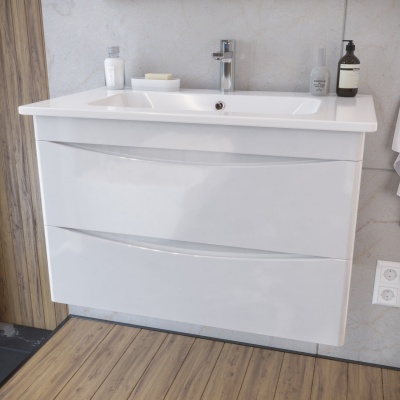 Тумба под раковину San Star Smile 105 233.1-1.5.1. подвесная Белая