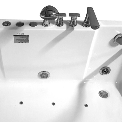 Акриловая ванна Gemy G9227 E 165х80 L с гидромассажем