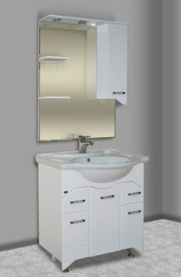 Тумба c раковиной Bellezza Дрея 75 Белая