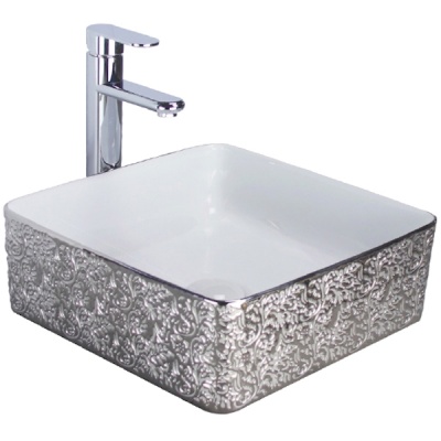 Раковина Melana 36 MLN-A430BF Белая, Золото