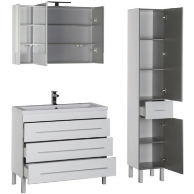 Комплект мебели для ванной Aquanet Верона 100 230322 Белый