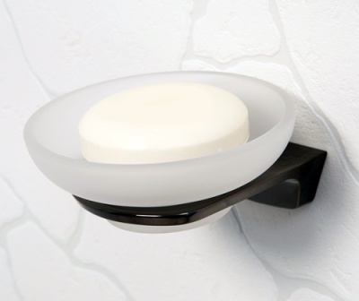 Мыльница WasserKRAFT Glan K-5129 Черная глянцевая