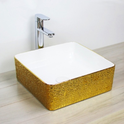 Раковина Melana 36 MLN-A430BF Белая, Золото