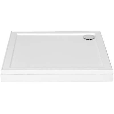 Душевой поддон из искусственного камня Aquanet Alfa Delta Cube 90x90 Белый