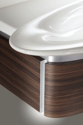 Тумба под раковину Jacob Delafon Presquile 100 EB1100-V13 подвесная Палисандр шпон