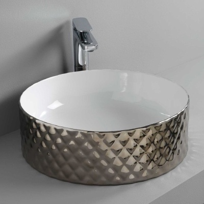 Раковина Artceram Rombo 44 OSL009 01 57 Платиновая