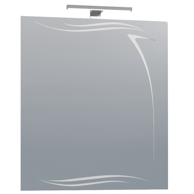 Зеркало Vigo Olivia 70 с подсветкой Белое