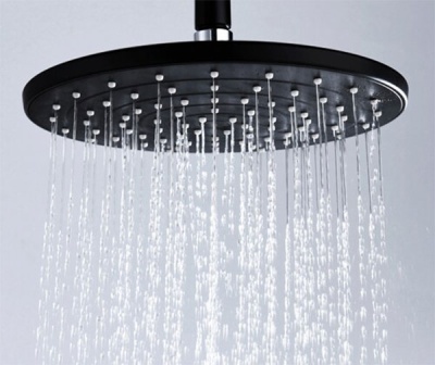 Душевая система WasserKRAFT Elbe A177477 с термостатом Черная