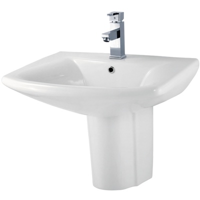 Раковина Creo Ceramique Tours TO3000+TO3050 Белая