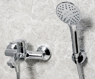 Смеситель для ванны WasserKRAFT Rhin 4401 Хром