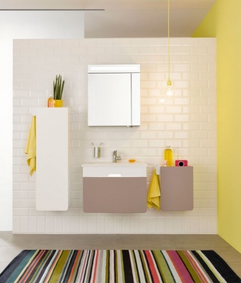 Шкаф пенал Vitra D-Light 36 L 58157 подвесной Белый матовый