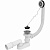 Слив-перелив Alcaplast A501-80 Хром