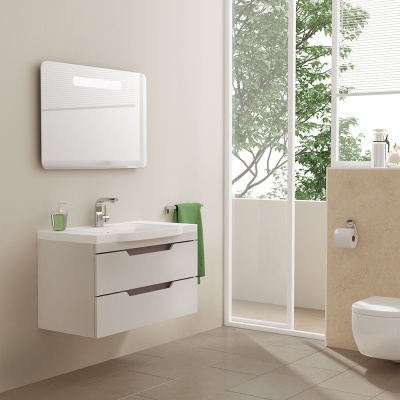 Зеркало SanVit Модерн 90 с подсветкой с кнопочным выключателем