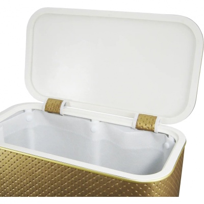 Корзина для белья Cameya Punto PBB-B-9 с микролифтом большая Бронза, кант бронза