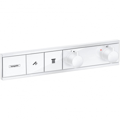 Смеситель для душа Hansgrohe RainSelect 15380700 с термостатом Белый матовый