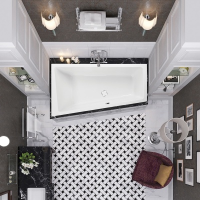 Акриловая ванна Vagnerplast Cavallo 160x90 L без гидромассажа