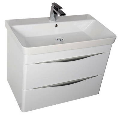 Тумба под раковину Aquanet Орлеан 80 183082 подвесная Белая