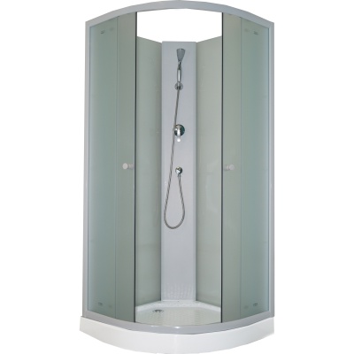 Душевая кабина Parly Tomorrow TМ911 85х190 профиль Белый стекло жемчужное