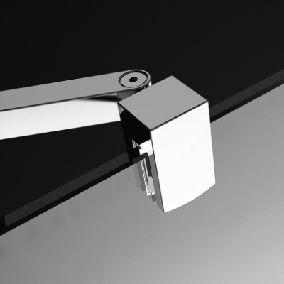 Душевая дверь в нишу Radaway Eos II DWJS 120x195 профиль хром, стекло прозрачное, крепления слева