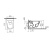 Унитаз Vitra D-Light 5911B003-1086 подвесной без сиденья