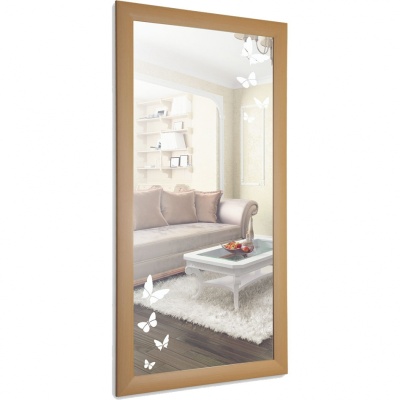 Зеркало Mixline Багет Нежность 60 525424 Бук с пескоструйным рисунком