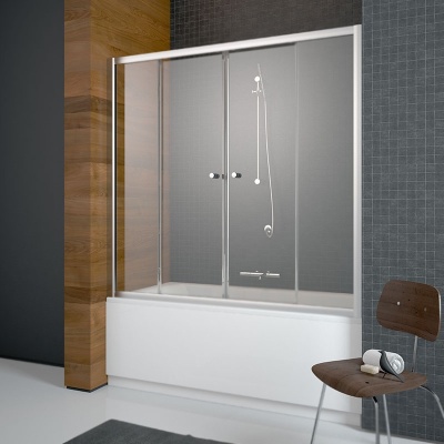 Шторка на ванну Radaway Vesta DWD 170 профиль Хром стекло прозрачное Шторка на ванну Radaway Vesta DWD 170 профиль Хром стекло прозрачное