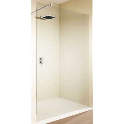 Душевая перегородка Riho Scandic Flat S400F 155 GC5420F профиль Хром стекло прозрачное