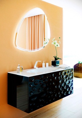 Зеркало Aqwella Clarberg Stone 95 Stn.02.10 с подсветкой с сенсорным выключателем