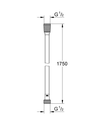 Душевой шланг Grohe Silverflex 175 28388DC0 Хром