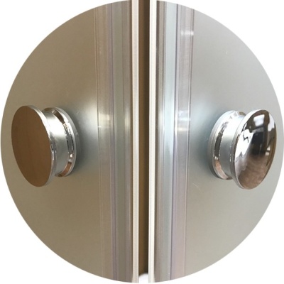 Душевой уголок Radomir Респект 100x100 1-03-1-0-0-1331 с поддоном профиль Белый стекло матовое