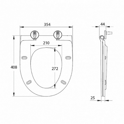 Сиденье для унитаза Iddis 003DPSEi31 с микролифтом