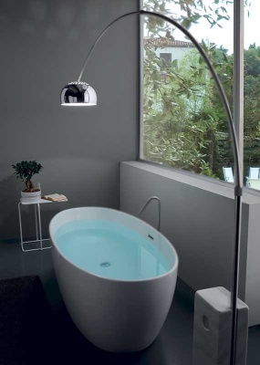 Акриловая ванна Kerasan Flo 170x80 без гидромассажа