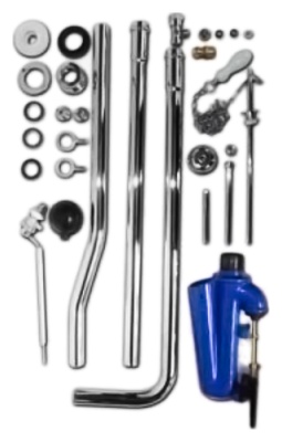 Механизм слива с высокой трубой Azzurra B1900ТВ cr