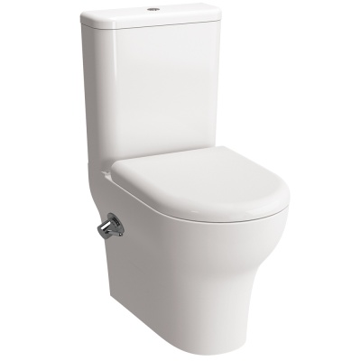 Унитаз компакт Vitra Zentrum 5780B003-1510 с бидеткой и смесителем с сиденьем Микролифт