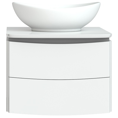 Тумба под раковину Vigo Cosmo 60 подвесная Белая