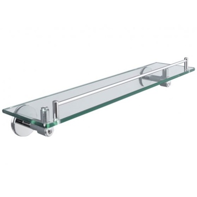 Стеклянная полка Aquanet 6387 Хром