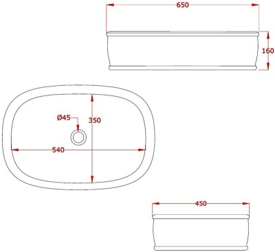 Раковина Artceram Azuley 65 AZL002 01 00 Белая