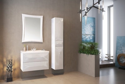 Тумба под раковину Marka One Elegant 80П Cappuccino