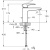 Смеситель для раковины Vitra Root Square A42731EXP Хром
