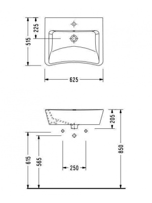 Раковина Serel 62 3044 Белая