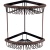 Полка корзина Lemark Jasmine LM6682ORB Черная бронза