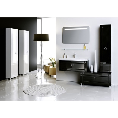 Тумба Aqwella 5 Stars Инфинити 100 Inf.03.10/BLK Черная