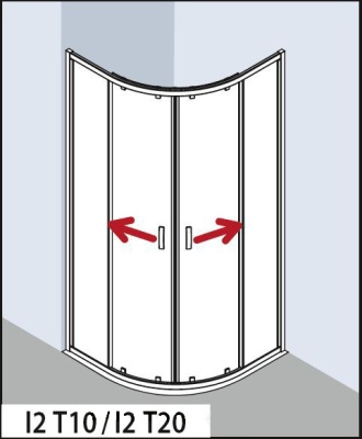 Душевой уголок Kermi Ibiza 2000 I2 T20 090181AK T20