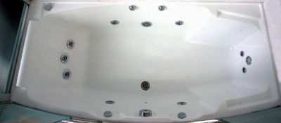 Душевой бокс Radomir Элис 2 168x85 L 1-04-1-1-5-0960 профиль Белый стекло прозрачное